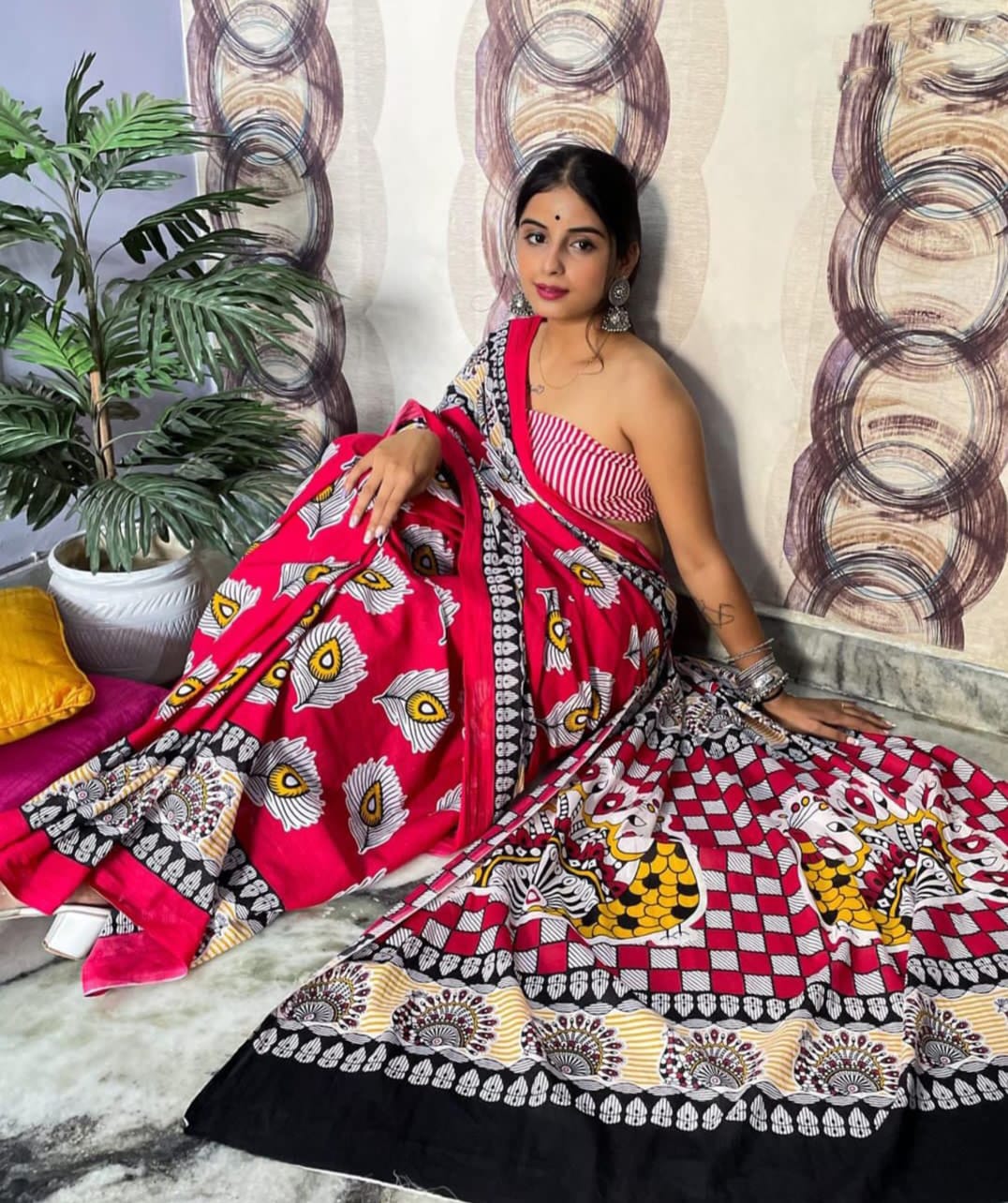 Vk 4106 Mono Cotton Partywear Saree catalog