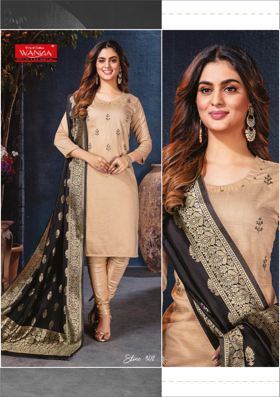Wanna Shine 3 Fancy Casual Wear Designer silk Kurti With Dupatta Collection