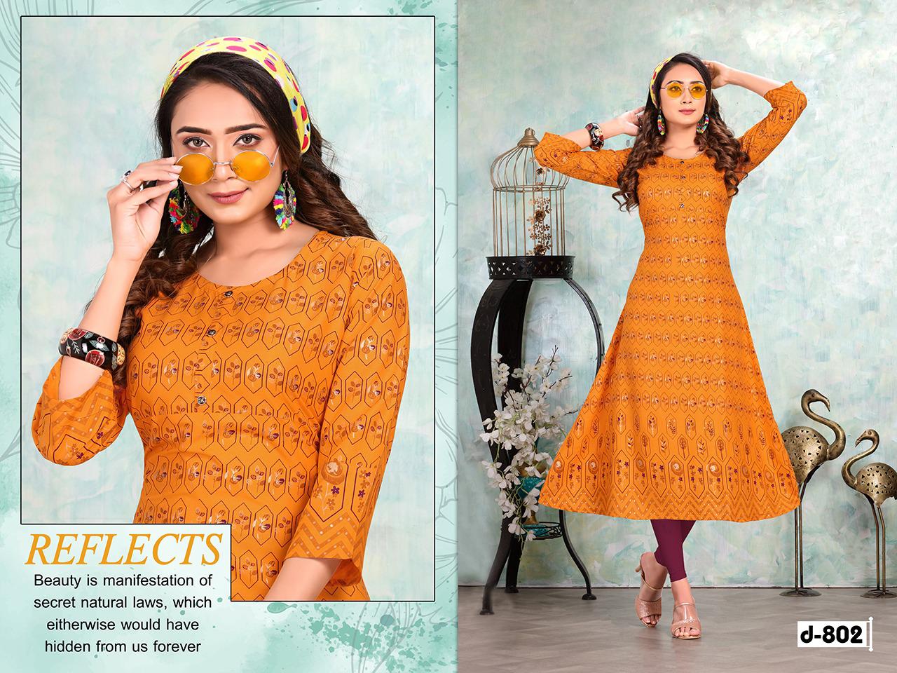 TRENDY Eclairs vol 2 Latest Fancy Designer Heavy Casual Wear Rayon Printed Stylish Kurti Collection