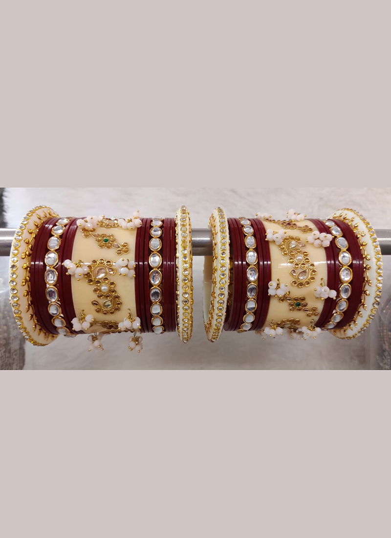 Gorgeous Fancy Bridal  And Party Wear Bangles Collection With Stone Work