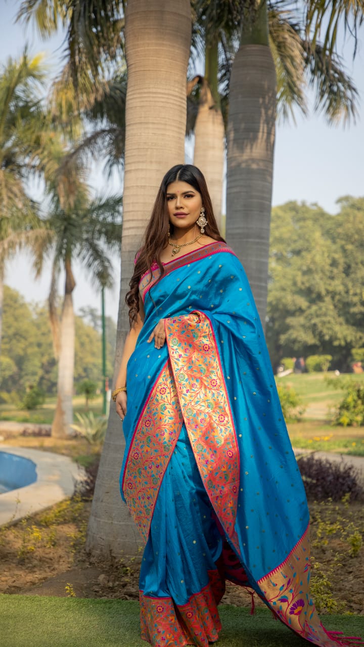 Rajyog Pathani Latest Collection fancy Festive Wear Heavy Soft Silk Saree 
