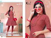 Kinti Blue Berry Latest Designer Handloom Short Kurti With Side Pocket Collection
