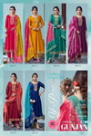 Gunjan Vol 3 By Rangoon Silk Embroidery Anarkali Kurtis Set Suppliers In India
