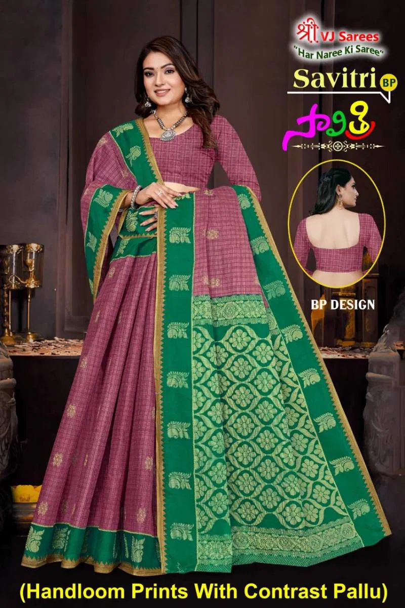 Savitri Vol 01 By Vj Cotton Printed Casual Wear Saree Wholesale Market In Surat