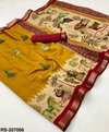Rajyog Riyasat Mangalgiri Cotton Beautiful Printed Saree Online Wholesale
