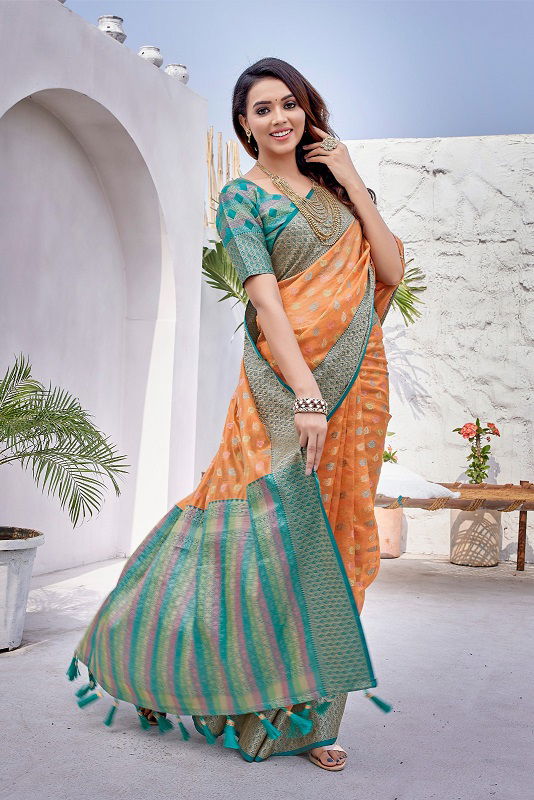 Meera 195 Banarasi Silk Designer Saree Catalog