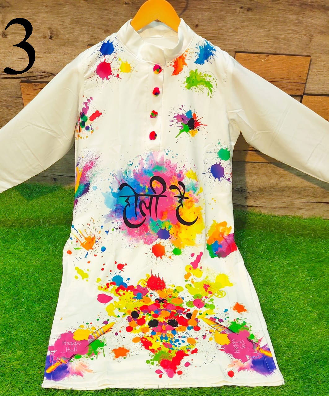 Holi Special 1 Silk Digital Printed Holli Special Kurti Collection