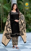 All Black Vol 31 By Jt Rayon Embroidery Dress Material Wholesale Online