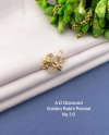 Ad Diamond Golden Rakhi Pendal Suppliers In India