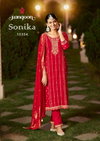 Sonika By Rangoon Jacquard Kurti With Bottom Dupatta Wholesalers In Surat
