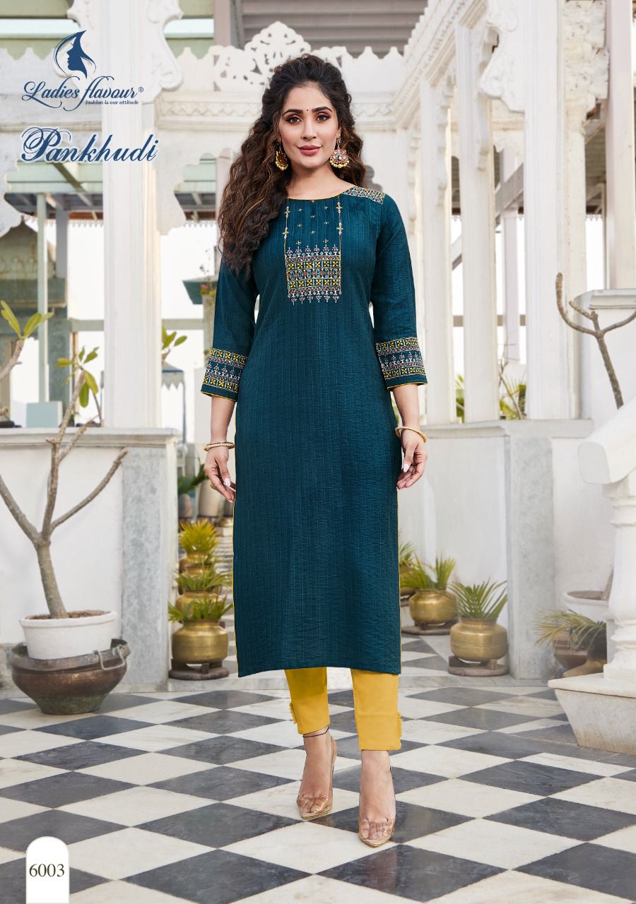Ladies Flavour Pankhudi Fancy Party Wear  Designer Kurti Collection
