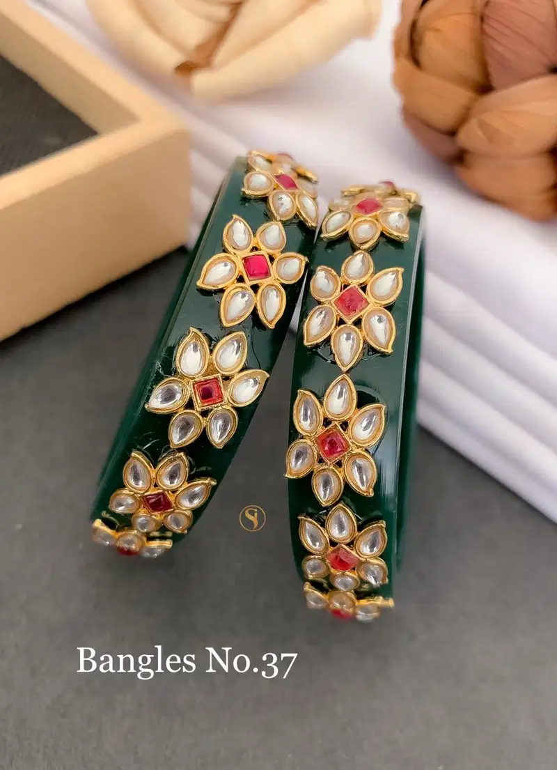 Designer Antique High Gold Plated Fancy Bangles Catalog
