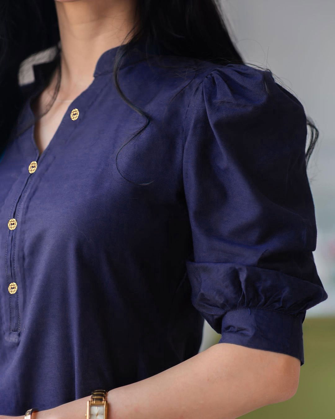 2015 Party Wear Cotton Slub Short Kurti With Bottom Catalog