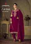 Zarina By Rangoon Velvet Kurti With Bottom Dupatta Suppliers In India
