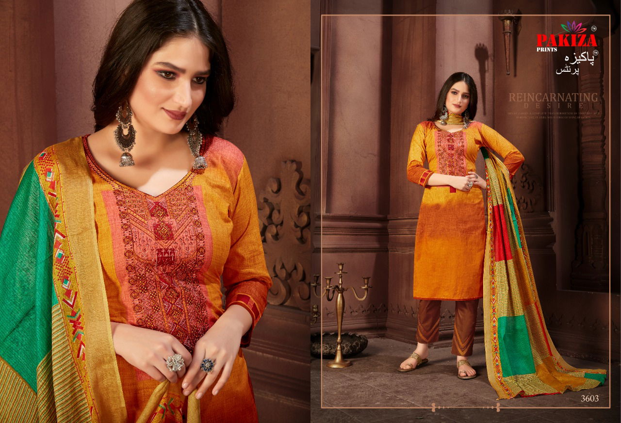 Pakiza Sana Safinaz Vol 36 Latest Designer Karachi Cotton Dress Material Collection