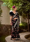 Satv By Sanskar Dola Silk Weaving Pattern Border Saree With Blouse Wholesalers In Delhi