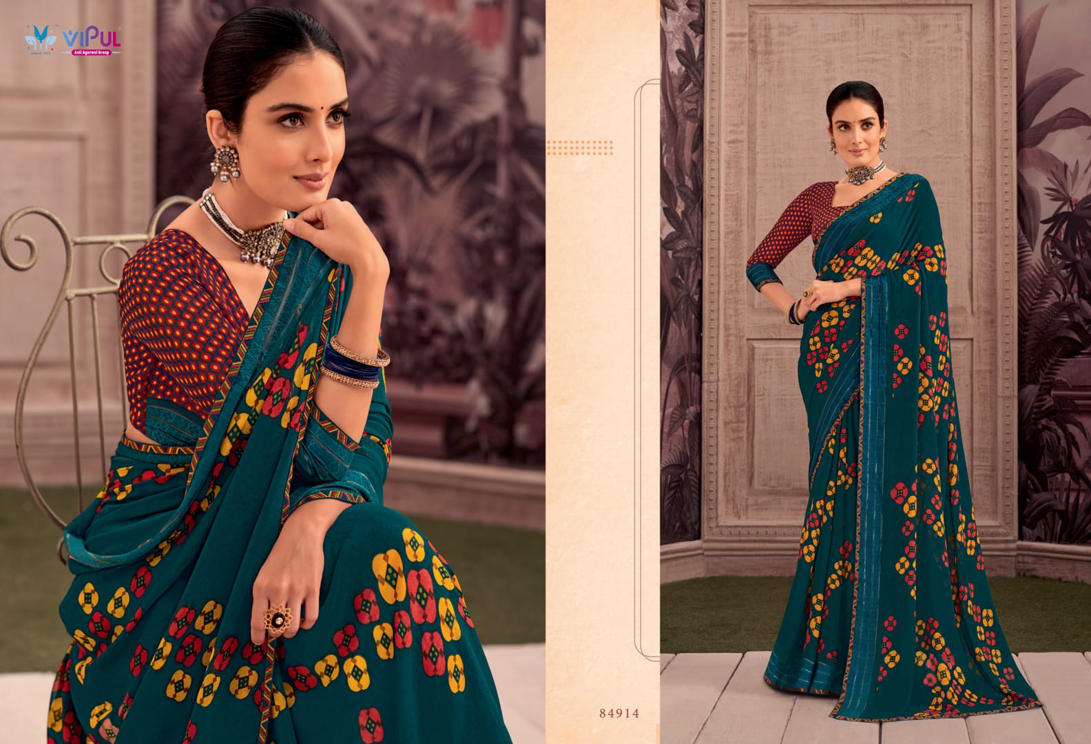 Shivani Vol 1 By Vipul Georgette Daily Wear Sarees Wholesale In India