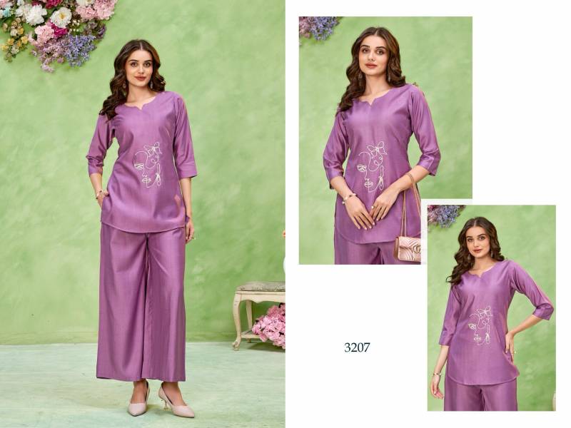 Ladies Flavour 3206 And 3207 Vatican With Dori Work Co Ord Set Wholesale In India