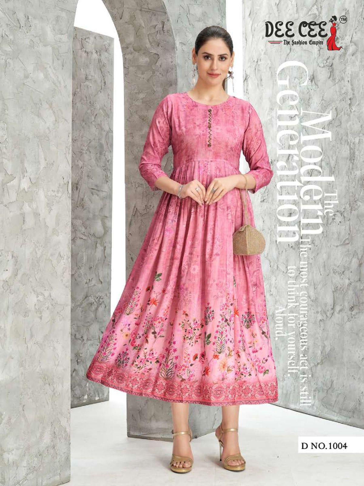 Erika Vol 1 By Dee Cee Printed Anarkali Kurtis Wholesale Market in Surat with Price

