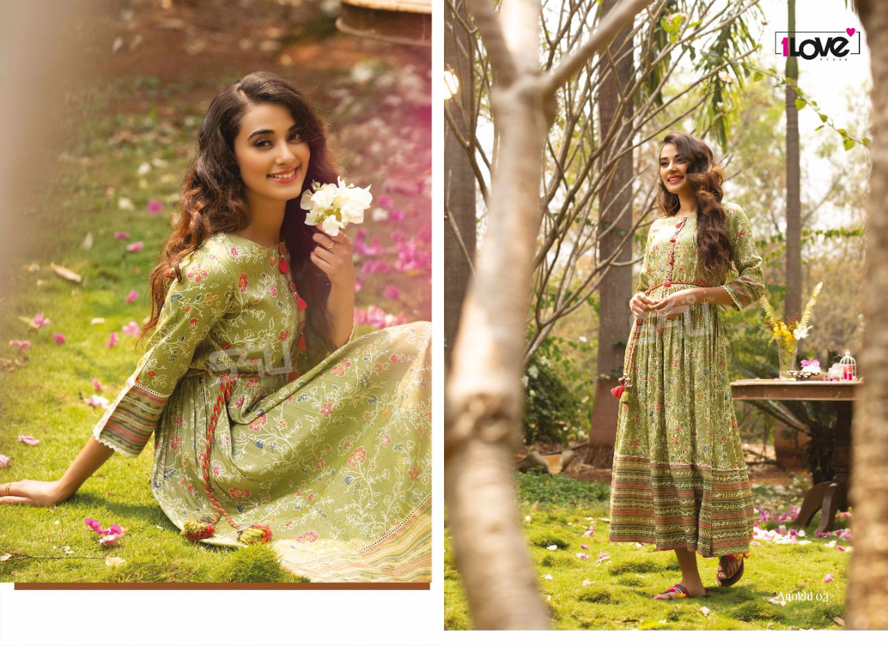 S4u Anokhi 1 Love Latest Fancy Designer Festive Party Wear Rayon Printed Designer Kurti Collection