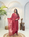 Naisha K 338 Heavy Viscose Designer Kurti With Bottom Dupatta Online Wholesale