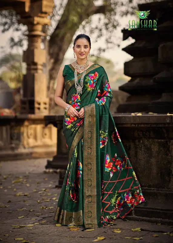 Bunai Ki Kahani By Sanskar Dola Online Casual Wear Saree Wholesale 