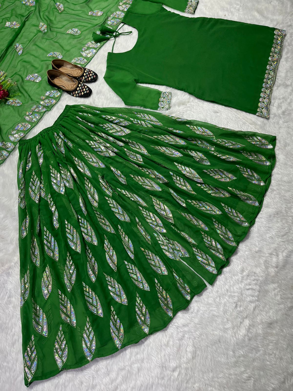 Code 339 Faux Georgette Wholesale Sharara Suit Suppliers in Mumbai