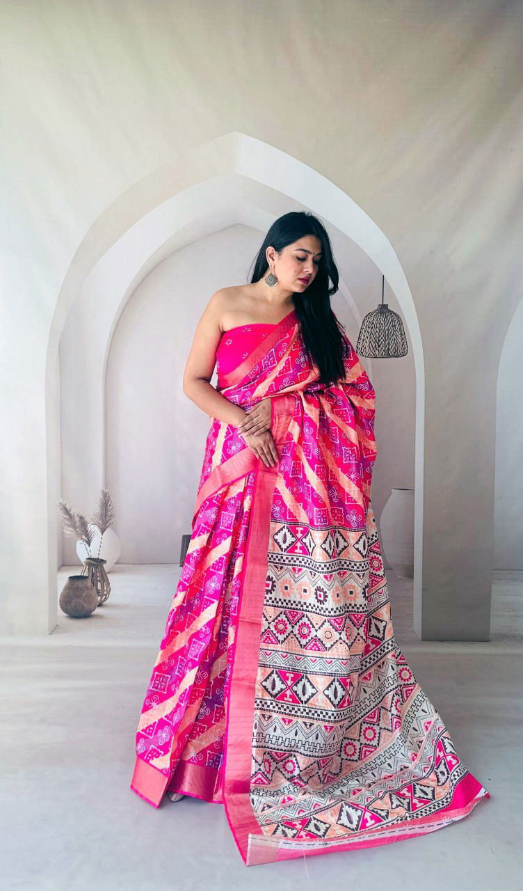 Scmd Mausam Digital Printed Silk Saree Wholesale Clothing Suppliers In India