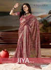 Jiya Vol 34 By Vallabhi Moss Georgette Floral Print Wholesale Daily Wear Saree In India
