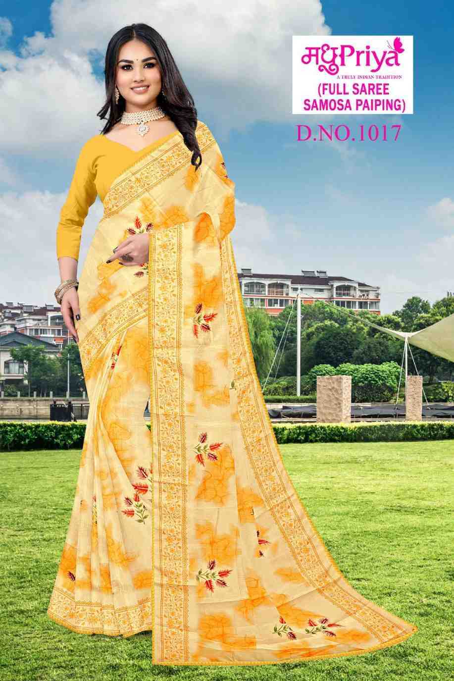 Bela 1017 Madhupriya Fancy Printed Sarees Wholesale In India