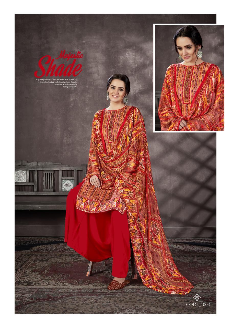 ROLI MOLI MALLIKA Beautiful Casual Wear Heavy Designers Print with Sivorski Diamond Work Salwar Suit Collection 