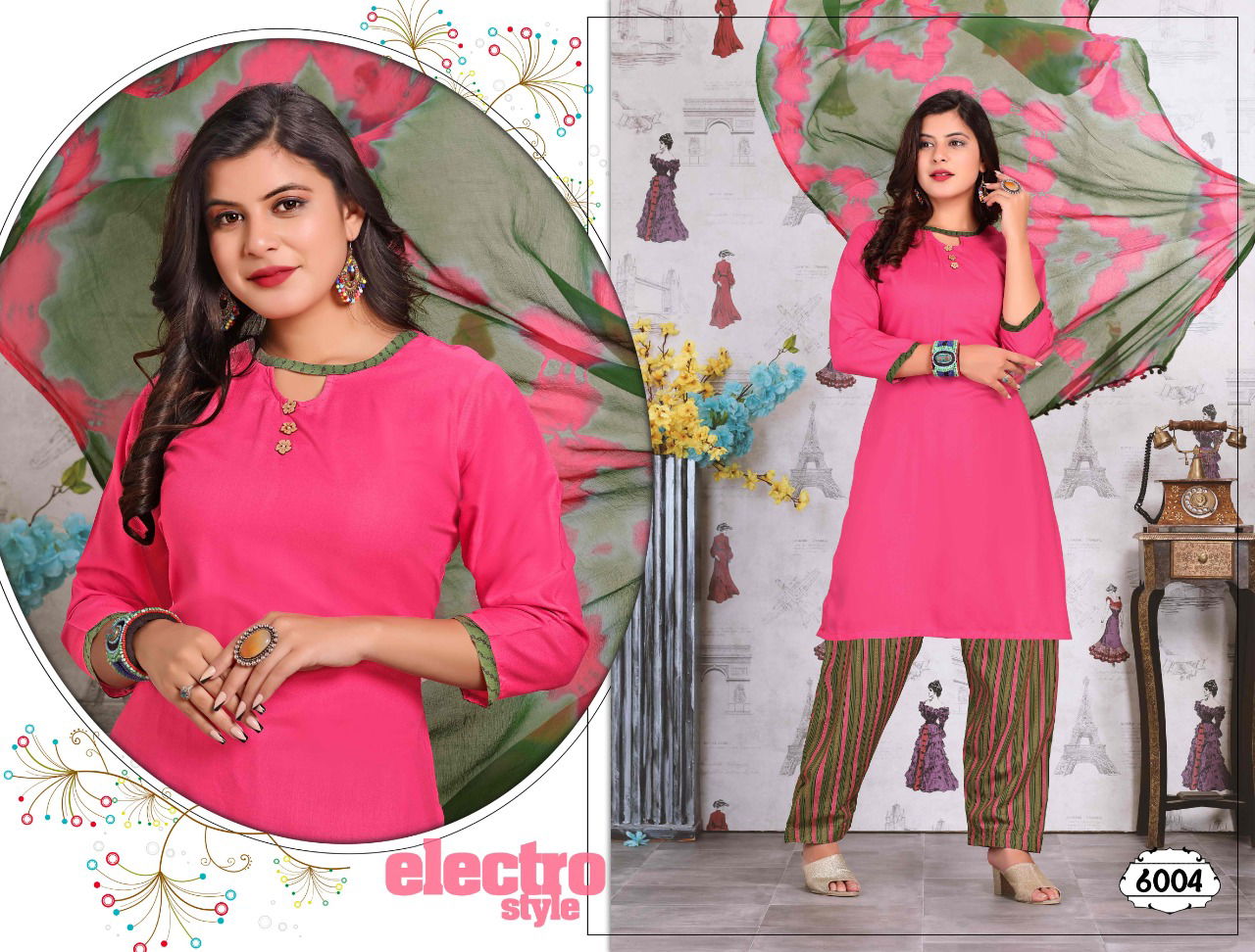Trendy Excellent Latest fancy Designer Regular Wear Rayon Readymade Salwar Suit Collection
