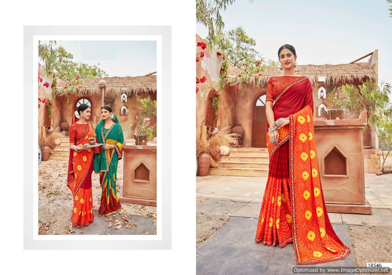 Bandhan 5 Raniyar Printed Regular Casual Wear Fancy Banarasi Border Saree Collection
