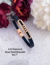 AD Diamond Rose Gold Fancy Bracelets Accessories Catalog