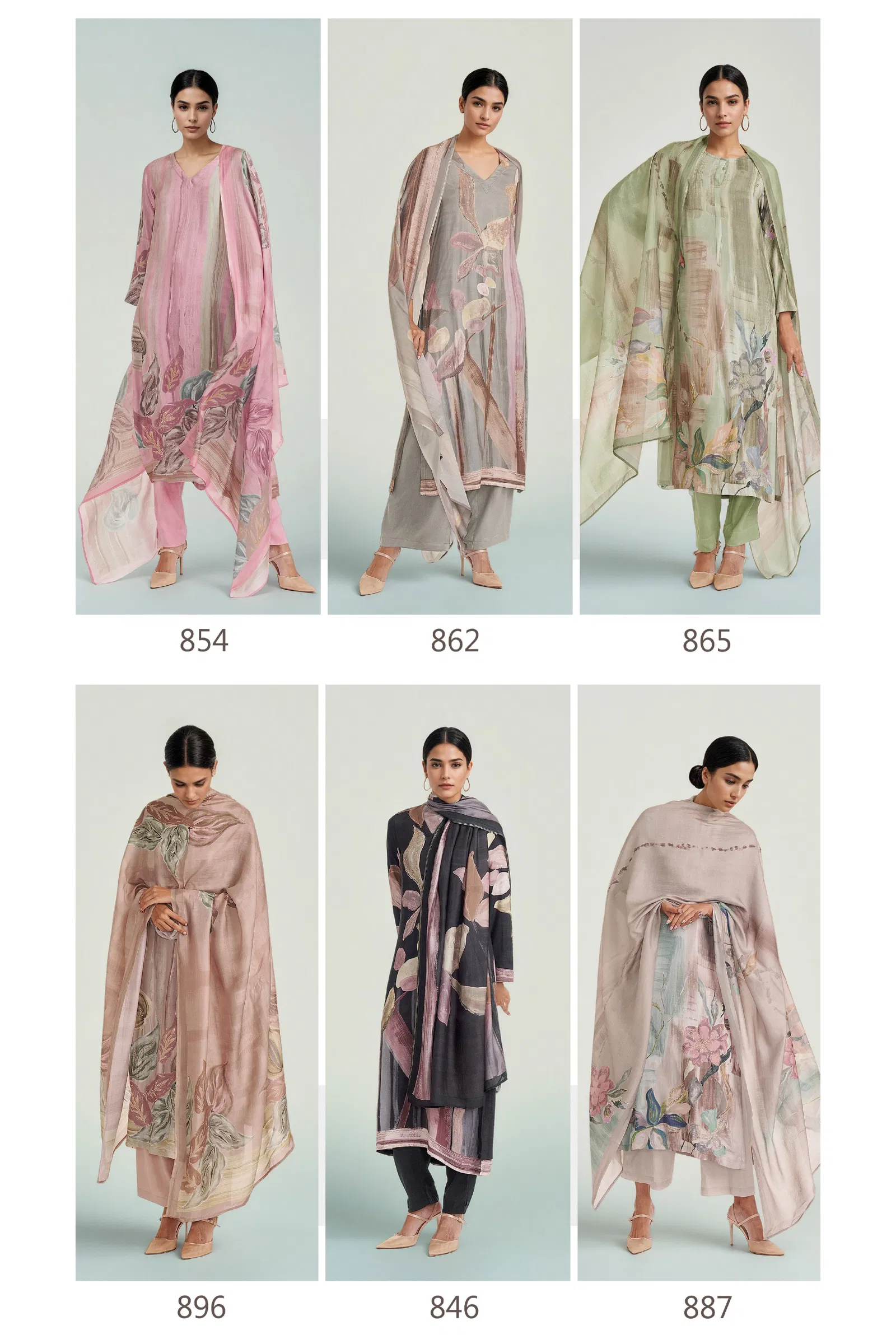 Zeenat By Sarg Lawn Cotton Printed Dress Material Suppliers In India