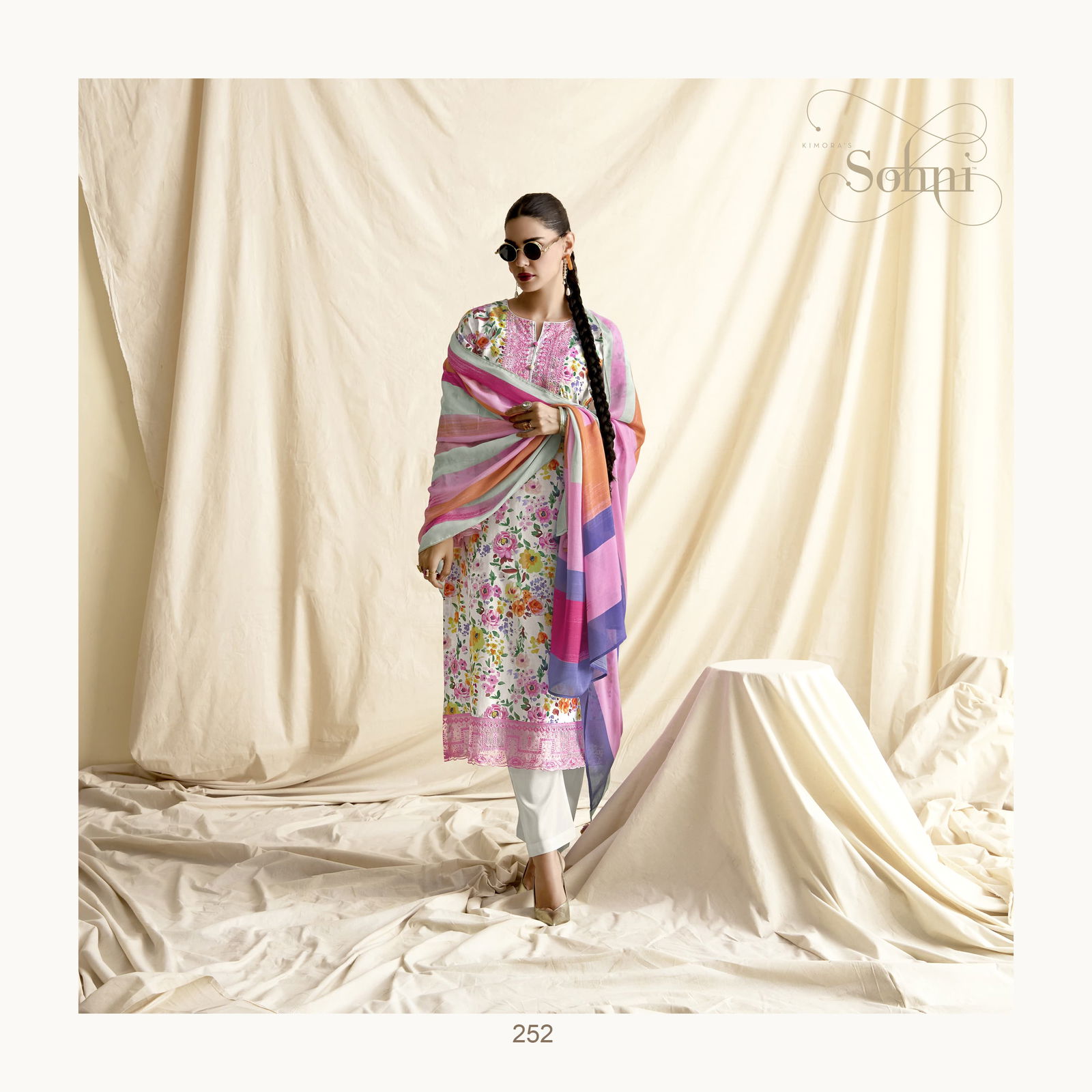 Canvas By Kimora Sohani Lawn Printed Salwar Suits Wholesale Online