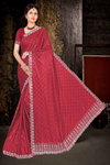 Ronisha 20 Checks Lycra Satin Silk Wholesale Party Wear Saree In India