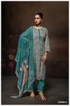 Luraa 3589 By Ganga Cotton Printed Embroidered Salwar Suit Wholesale Online