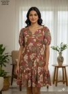 Naisha K 414 Cotton Print Casual Stylish Wear Short Top Exporters In India