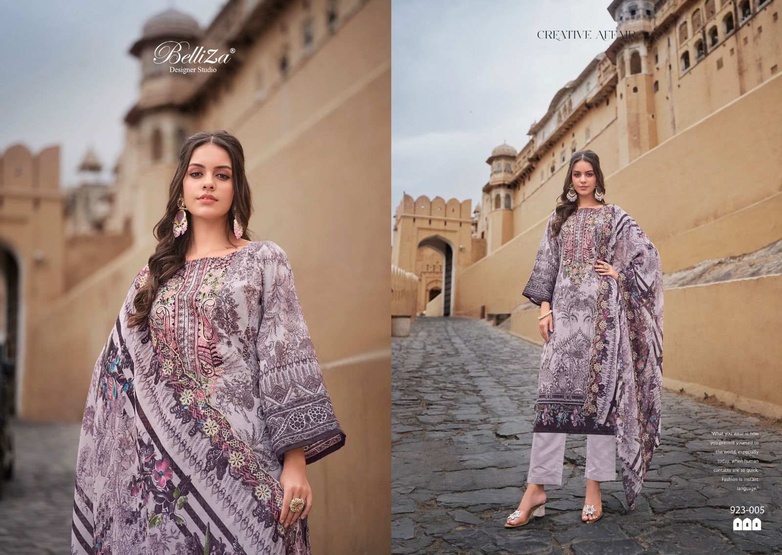 Guzarish Vol 10 By Belliza Embroidery Pure Cotton Printed Surat Dress Material Wholesale Market