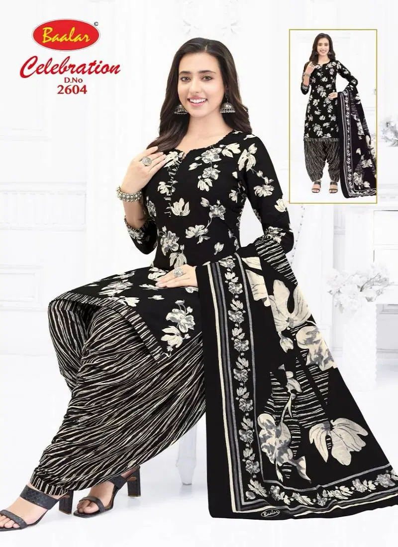 Baalar Celebration Vol 26 Fancy Cotton Printed Dress Material Wholesale Online