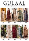 Gulaal Classy Luxury Cotton Collection Vol 9 Pure Cotton Pakistani Dress Material Wholesale Price In Surat