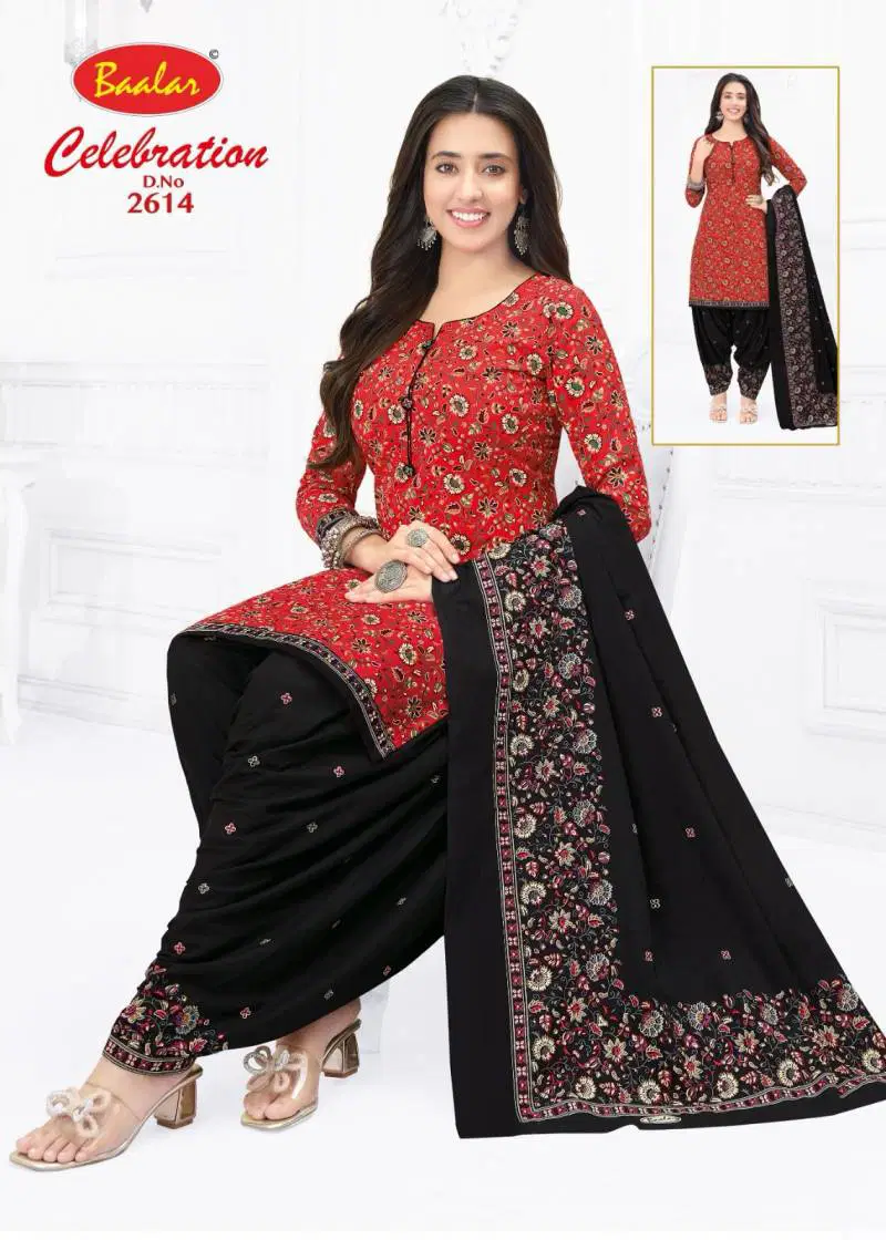 Baalar Celebration Vol 26 Fancy Cotton Printed Dress Material Wholesale Online