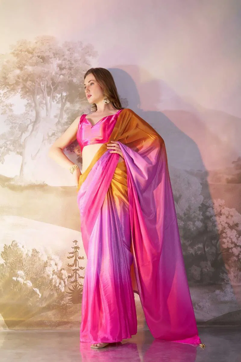 Ziva 39 Chiffon Silk Printed Party Wear Saree Best Wholesale Shop In Surat