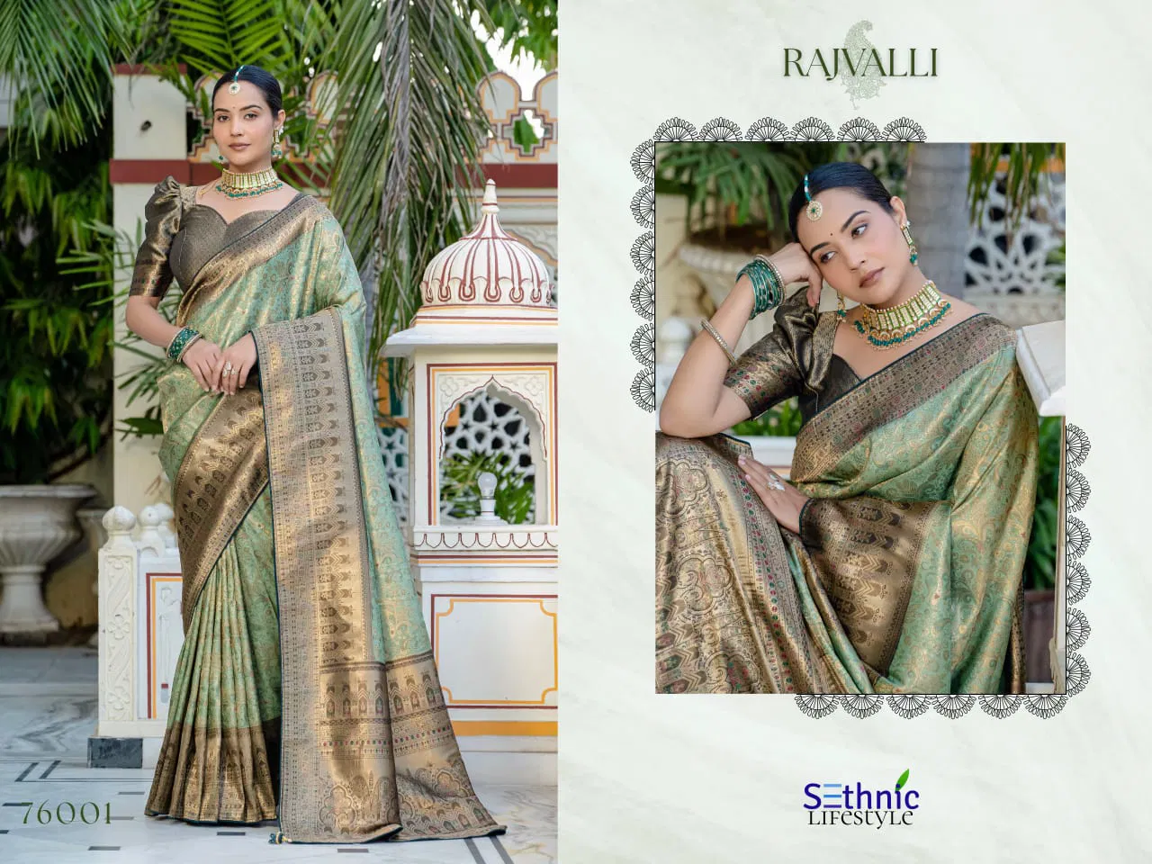 Rajvalli By Sethnic Kanjivaram Silk Wholesale Occasion Wear Saree Wholesale Market