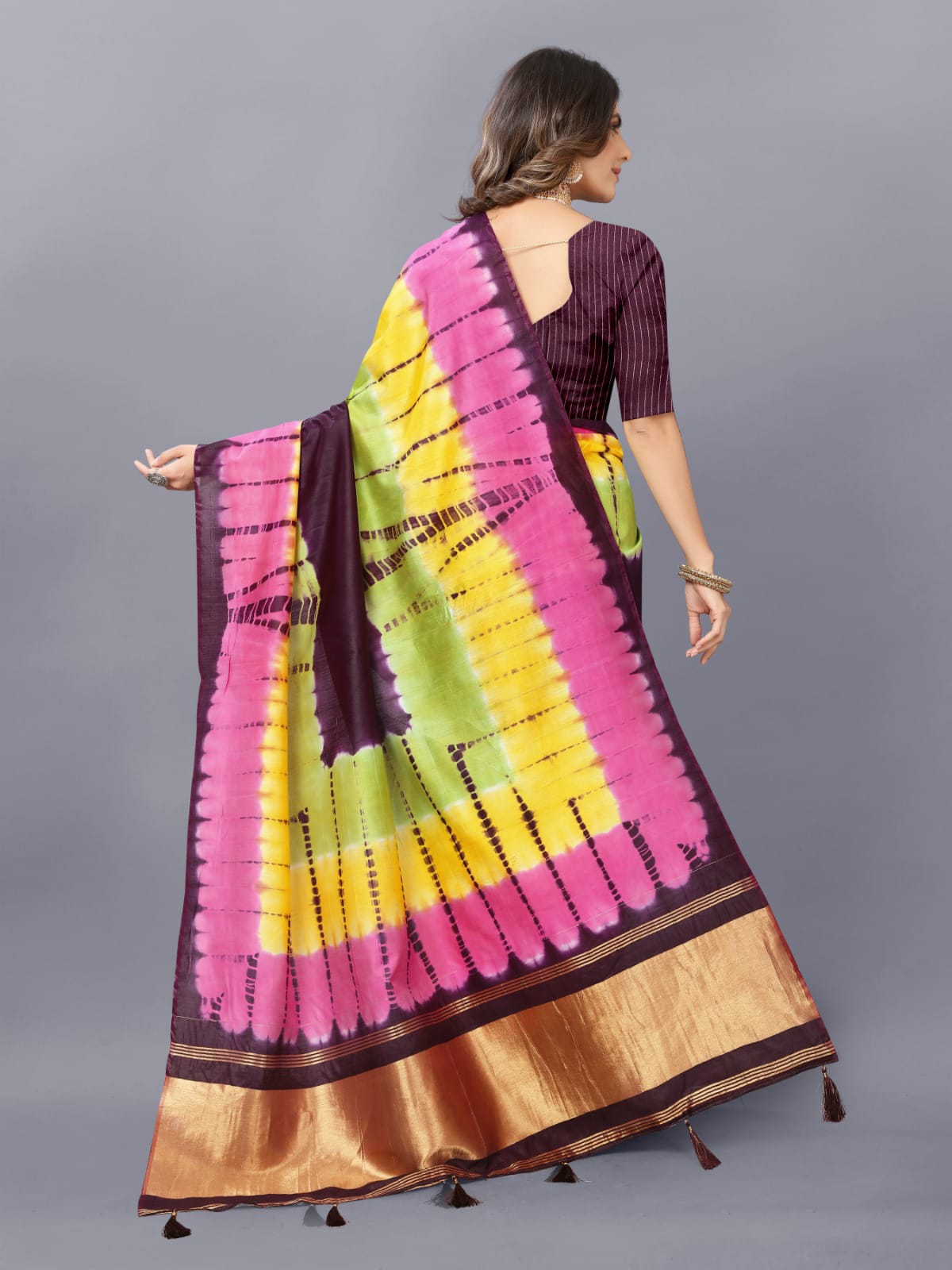 Radha Raman Shiboori Bandhani Printed Sarees Catalog
