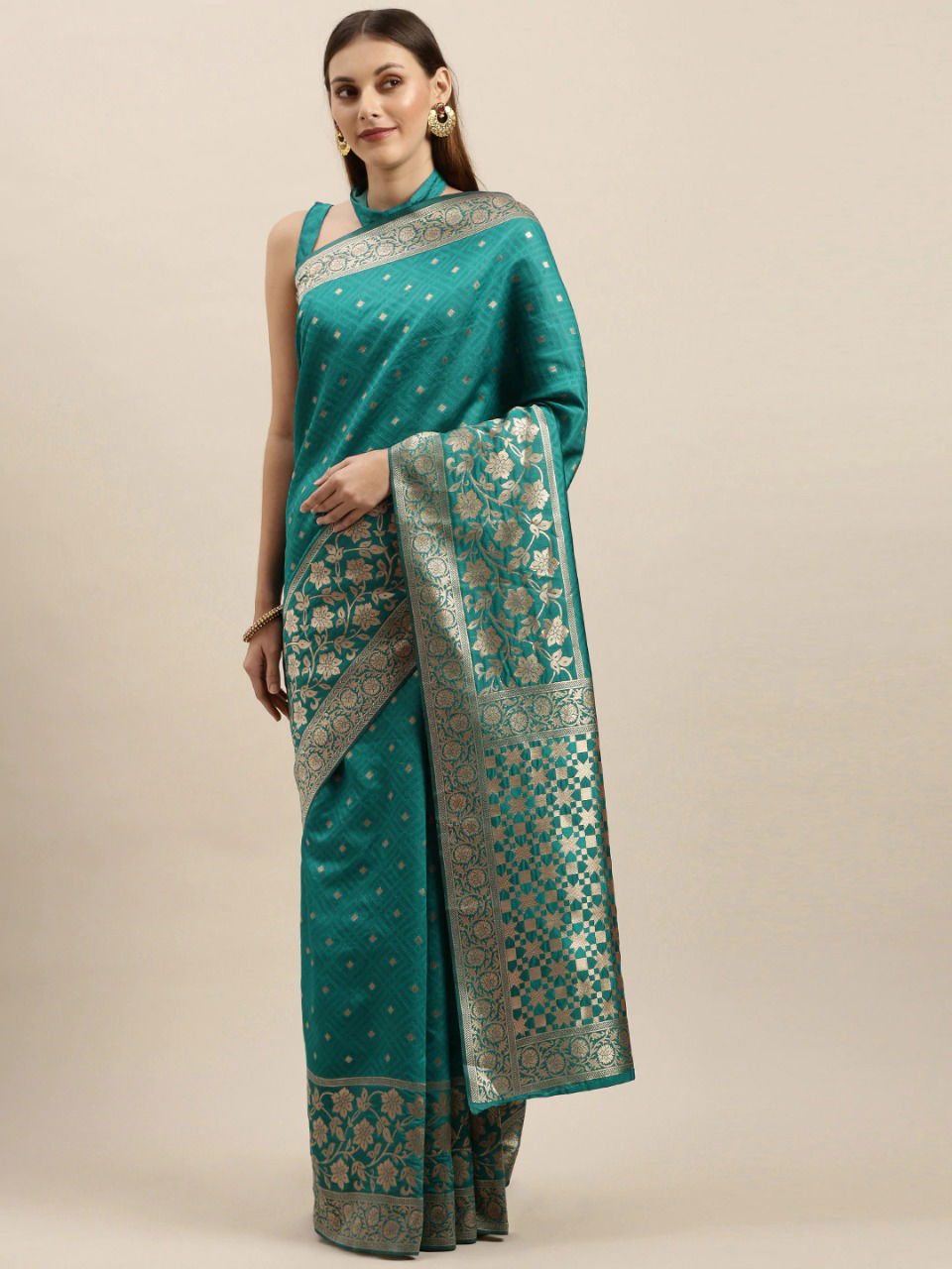 Rich Pallu 4 Fancy Casual Wear Designer Silk Blend Printed Sarees Collection
