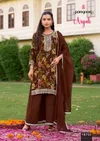 Anjali By Rangoon Cotton Cambric Kurti With Bottom Dupatta
