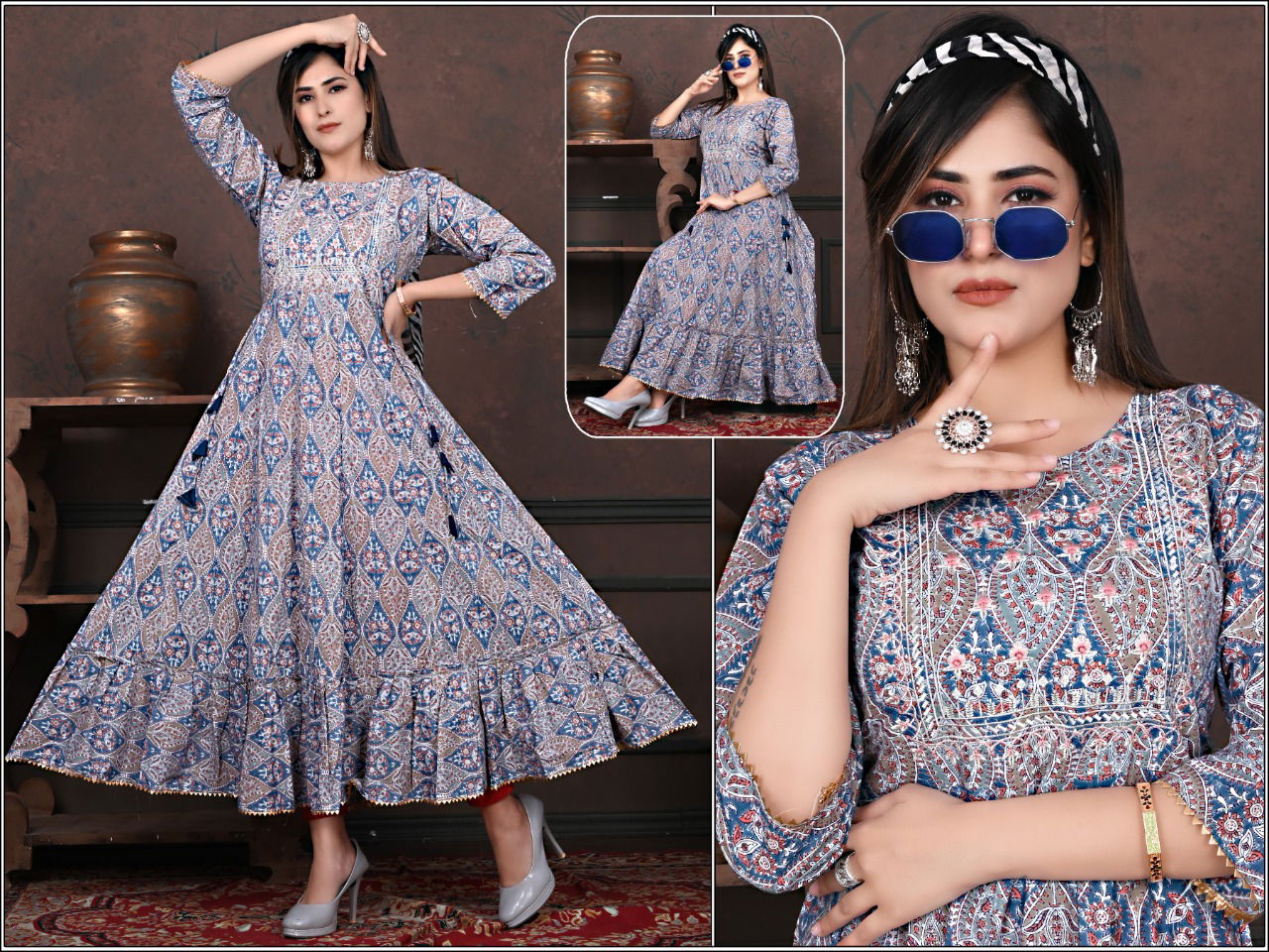 Tutone Capsul 4 New Ethnic Wear Cotton Printed Designer Anarkali Kurti Collection
