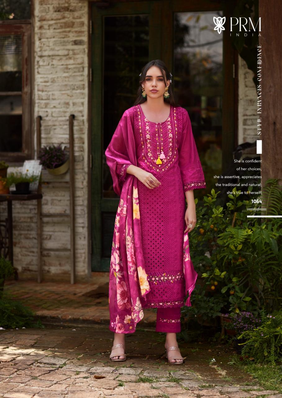 Be Khudi By Prm Cotton Shiffli Embroidery
Readymade Suits Wholesale Market Surat